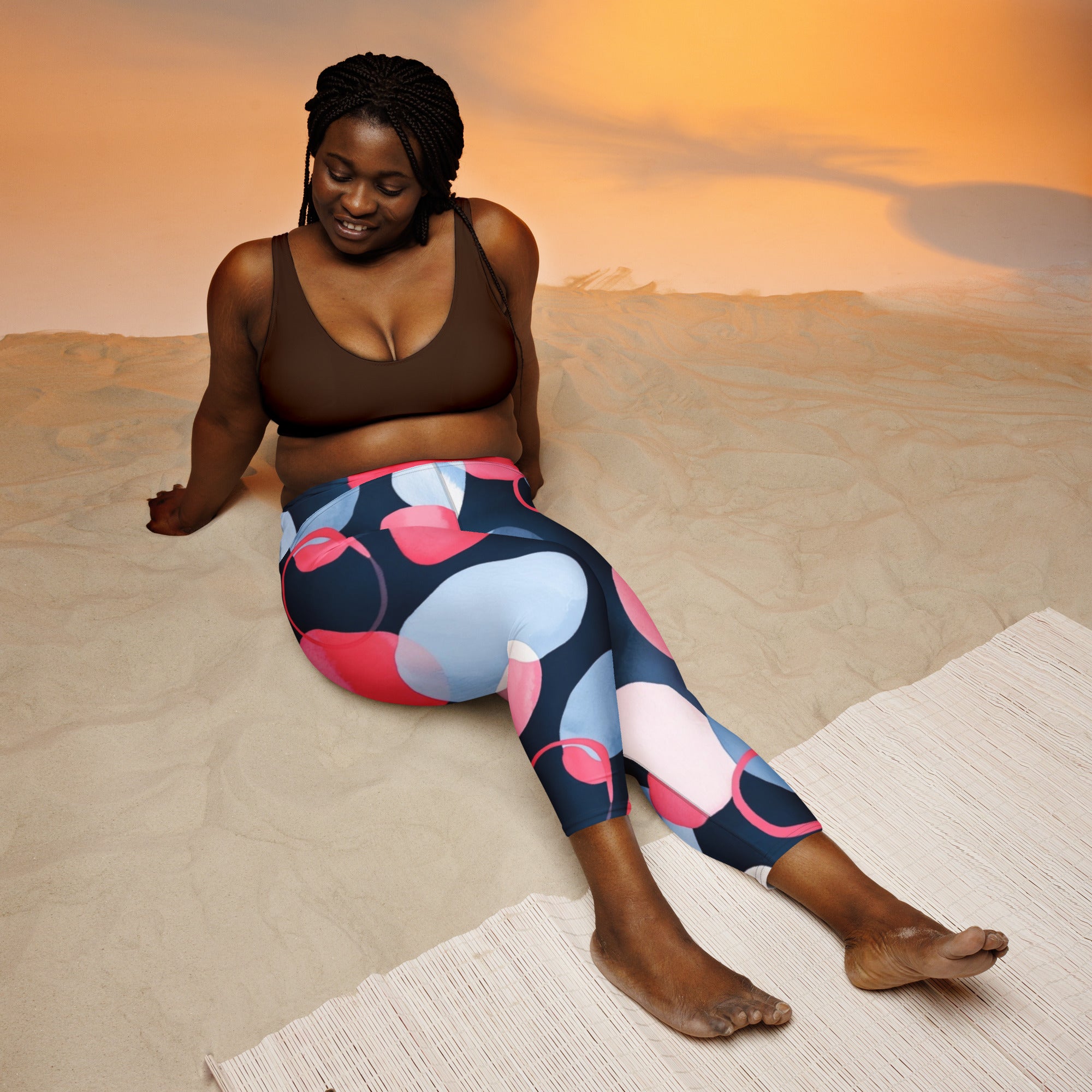 10 Bold Print Plus Size Leggings That Actually Stay Up