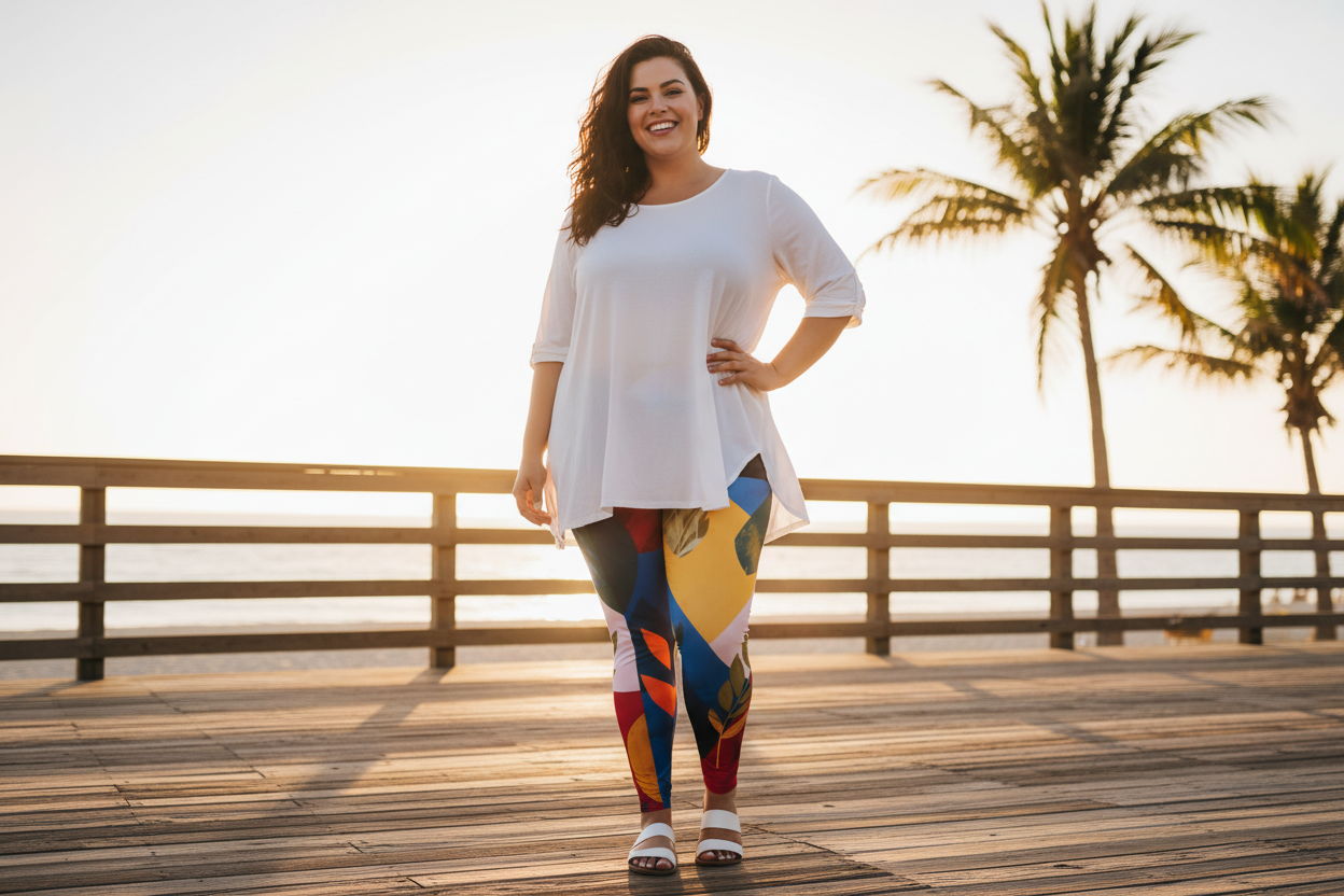 Best Plus Size Leggings for Hot Weather (Lightweight, Breathable & Bold)