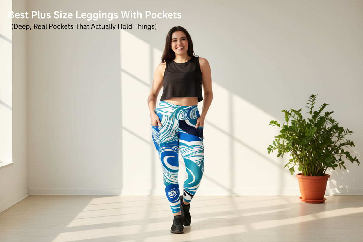 Best Plus Size Leggings With Pockets (Deep, Real Pockets That Actually Hold Things)
