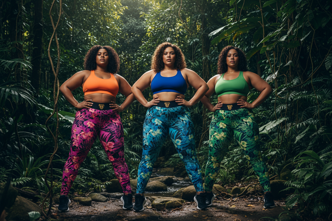 How to Style Bold Print Leggings (Plus Size Guide)