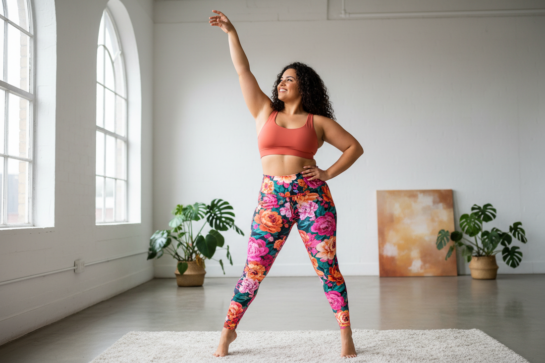 How to Style Floral Leggings (Plus-Size Guide)