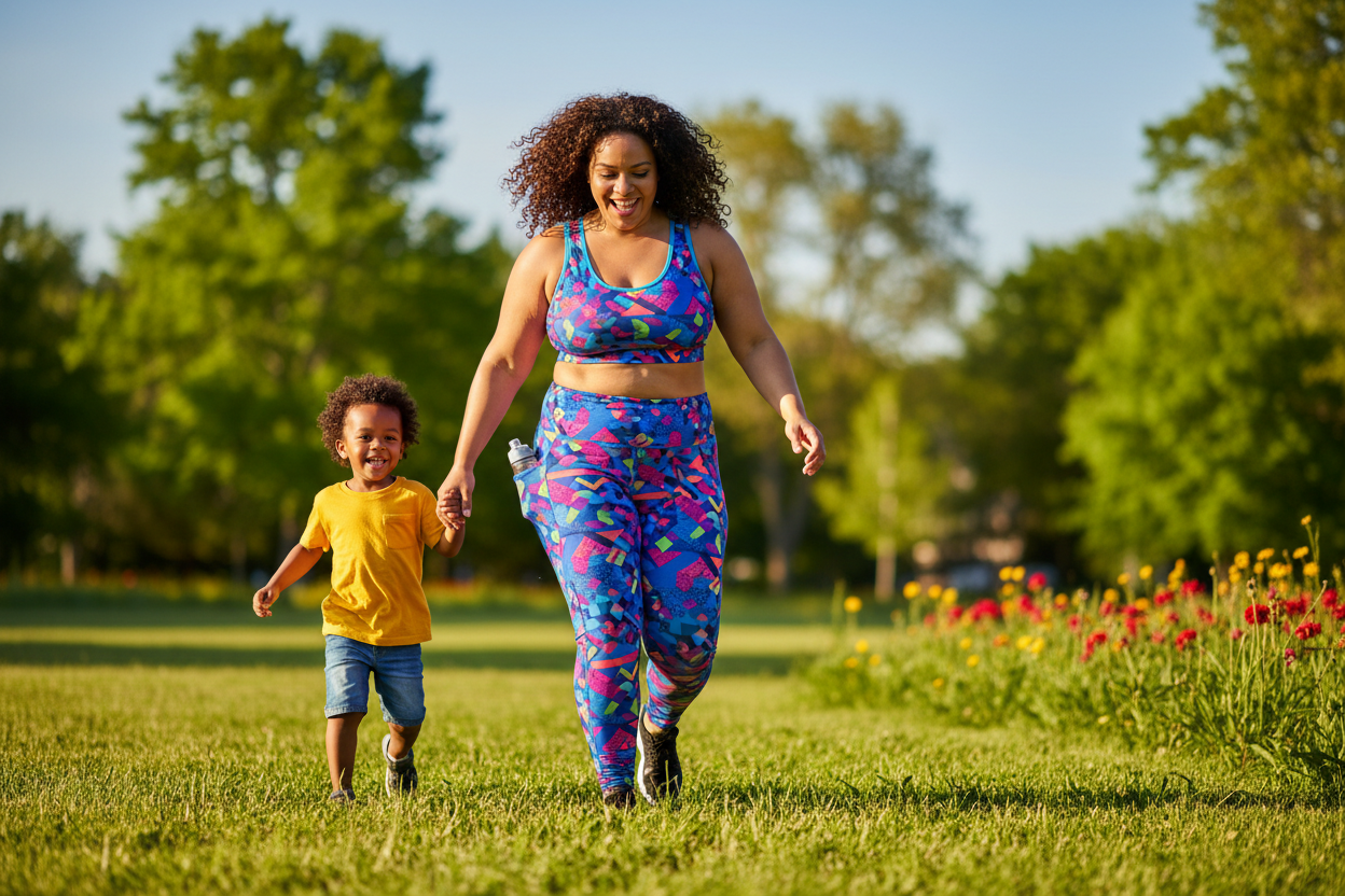 Plus Size Activewear for Plus Size Moms – Comfortable & Cute Solutions