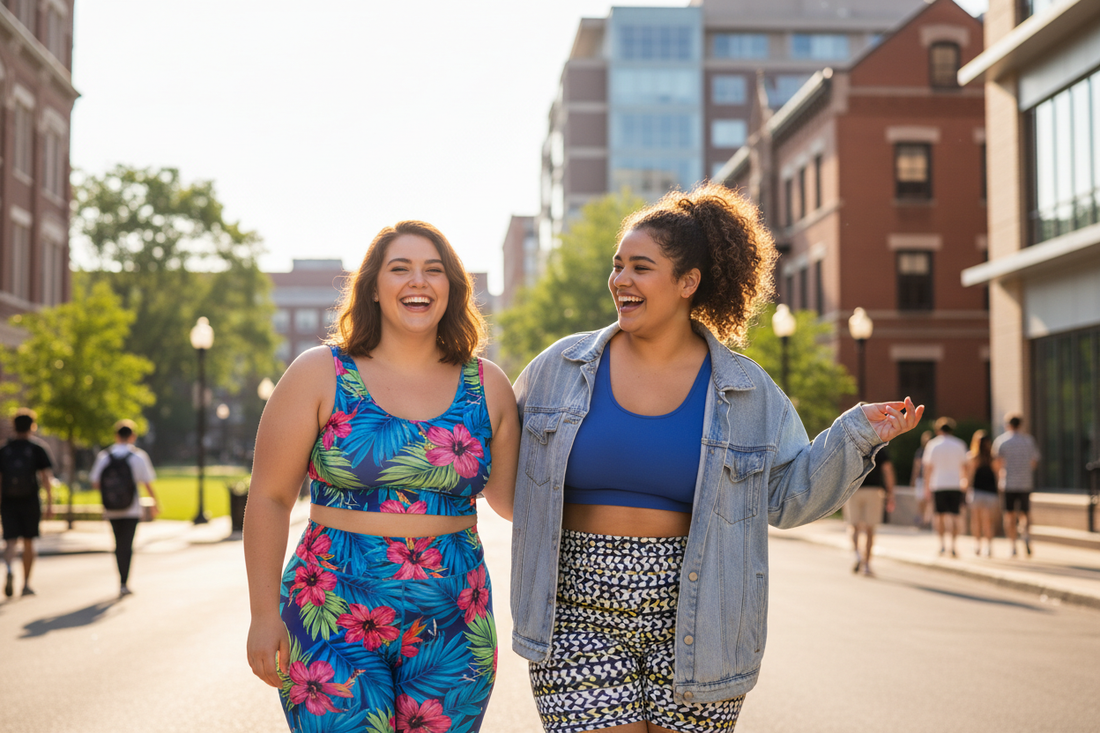 Plus Size Bold Print Activewear for Curvy Teens & Young Adults 2026