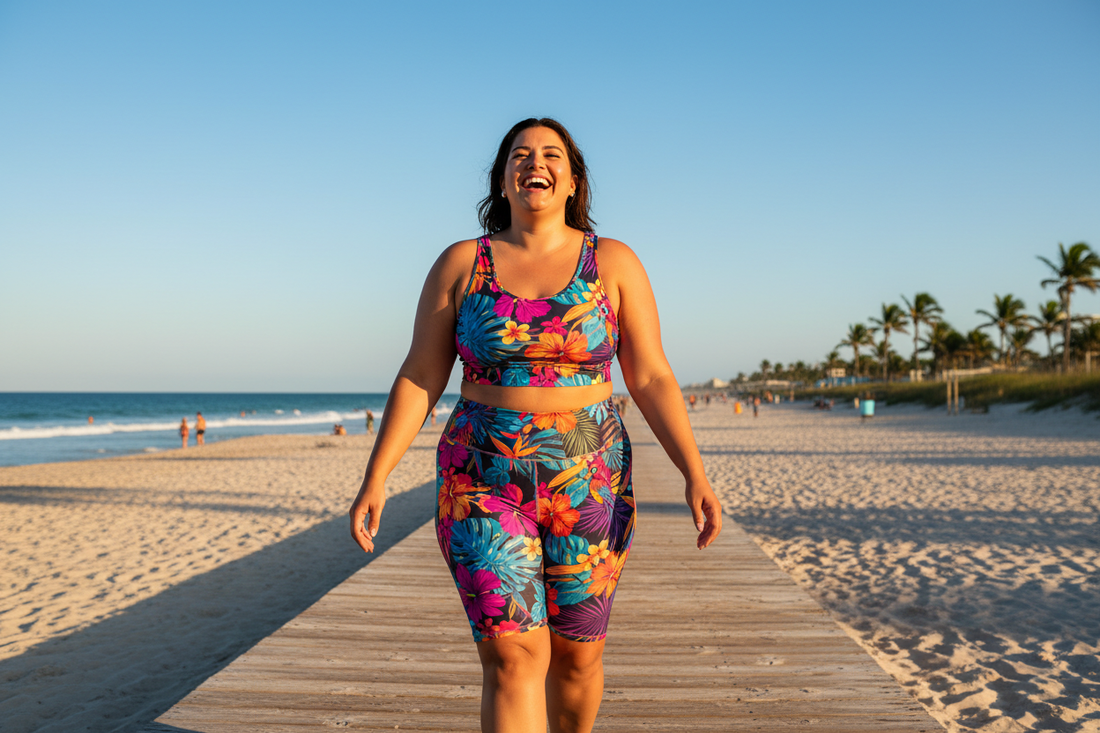 Plus Size Bold Print Activewear for Summer 2026 – Stay Cool & Cute