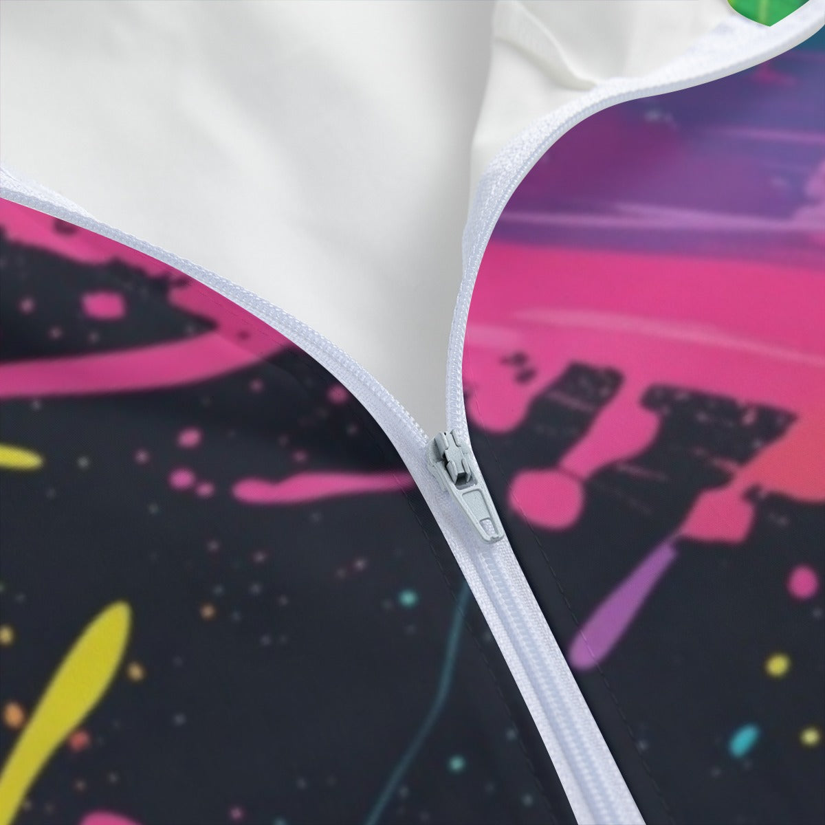 Neon Splash Windbreaker Jacket