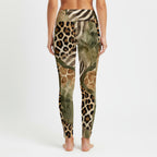 Exotic Safari High-Waist Pocket Leggings