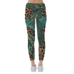 Tropical Jaguar Yoga Leggings