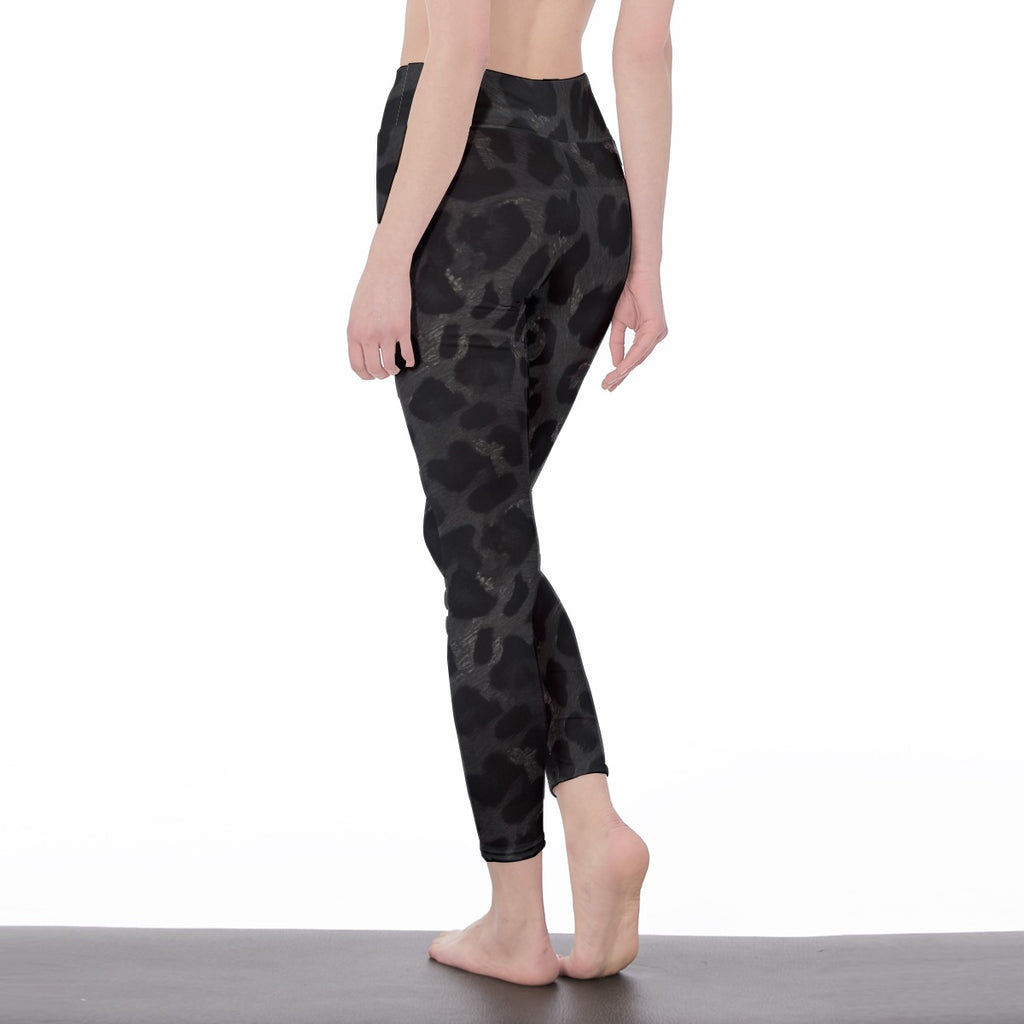 Midnight Panther High-Waist Leggings