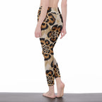 Golden Leopard High-Waist Leggings