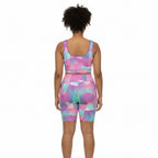 Pastel Haze Biker Set