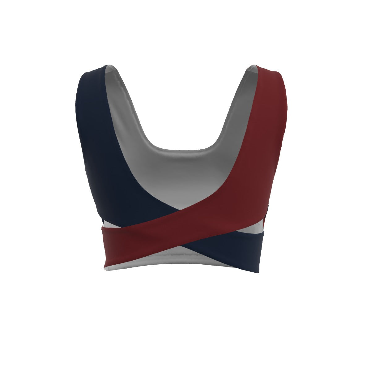 Stars & Stripes Back Cross Sports Bra