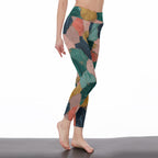 Color Mosaic High-Waist Leggings