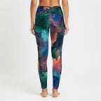 Ink Bloom High-Waist Pocket Leggings