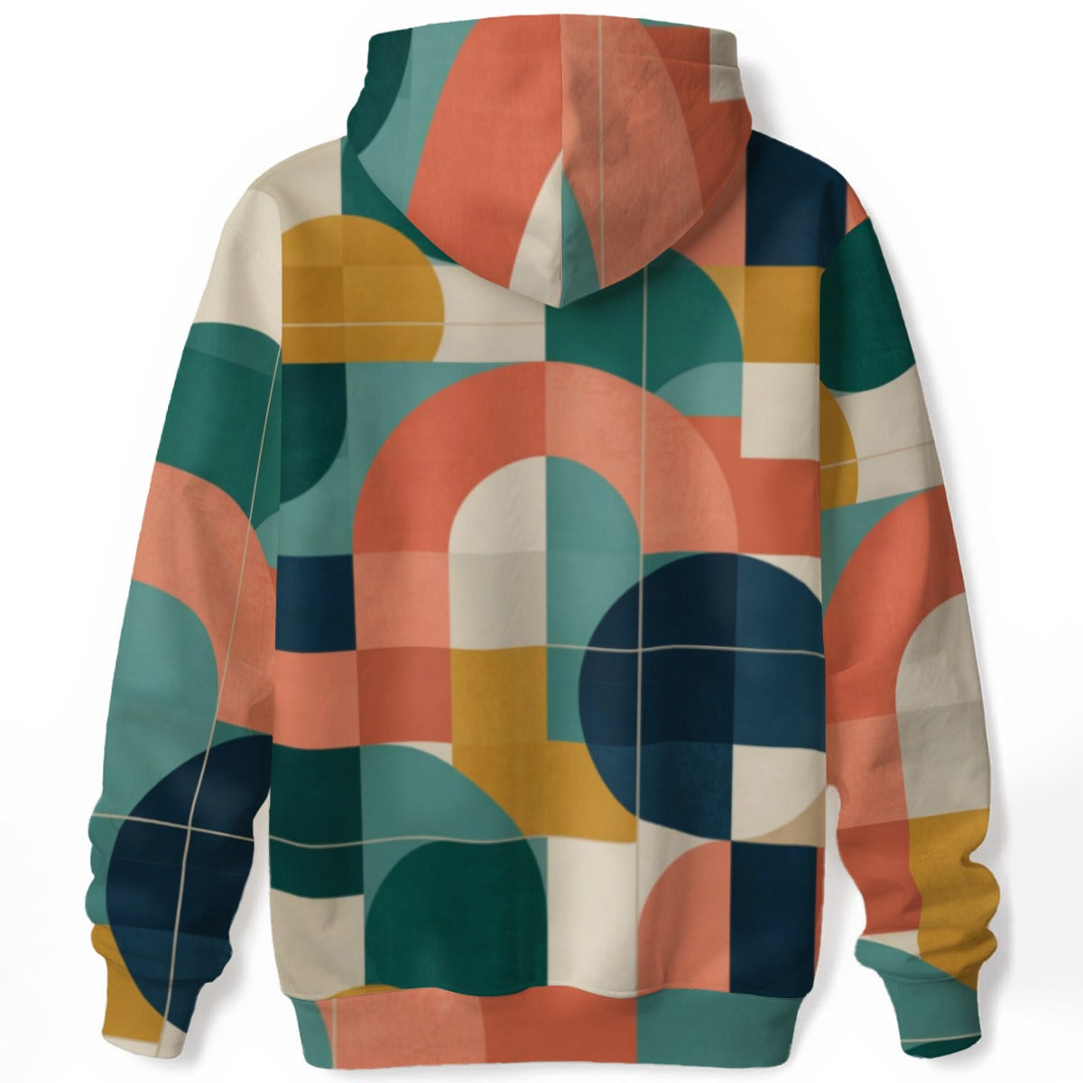 Retro Modern Pullover Hoodie