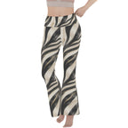 Zebra Wave Flare Yoga Pants