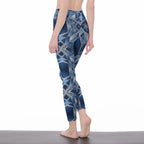 Arctic Geometry All-Over Print Women's High Waist Leggings | Side Stitch Closure