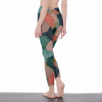 Color Mosaic High-Waist Leggings