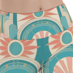 Miami Deco Flare Yoga Pants