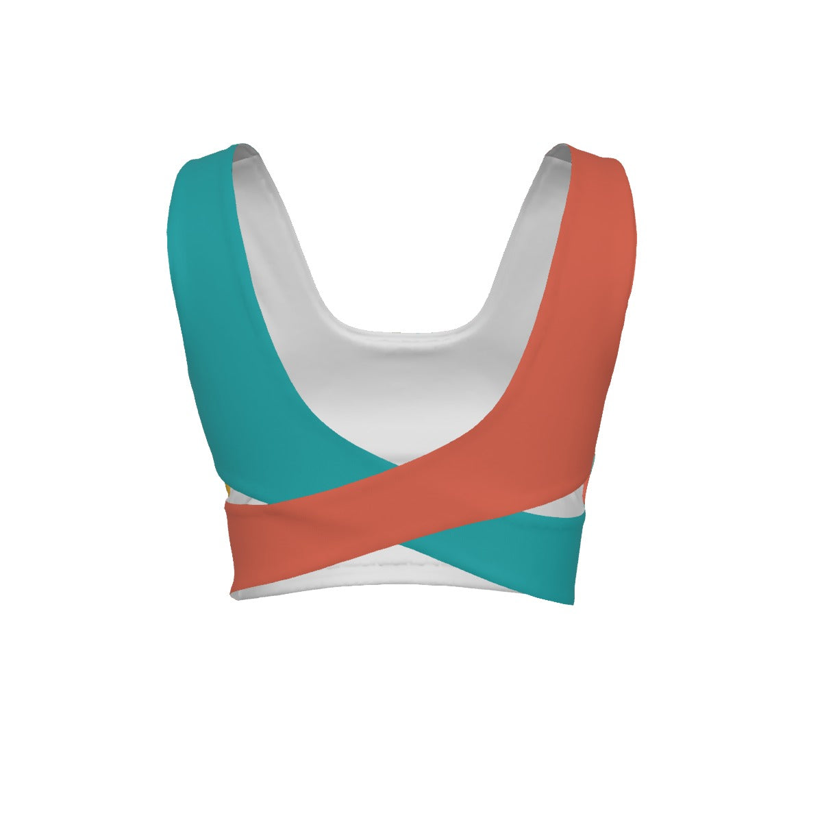 Retro Pop Back Cross Sports Bra