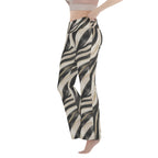 Zebra Wave Flare Yoga Pants