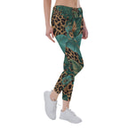 Tropical Jaguar Yoga Leggings