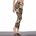 Golden Leopard High-Waist Leggings