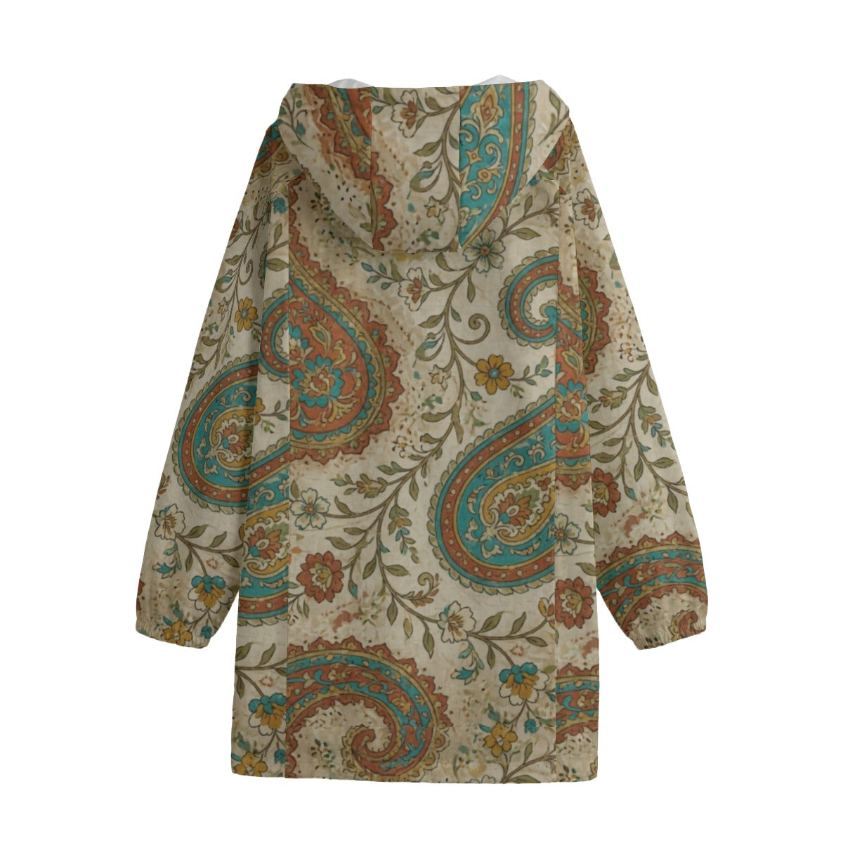 Bohemian Paisley Windbreaker Jacket