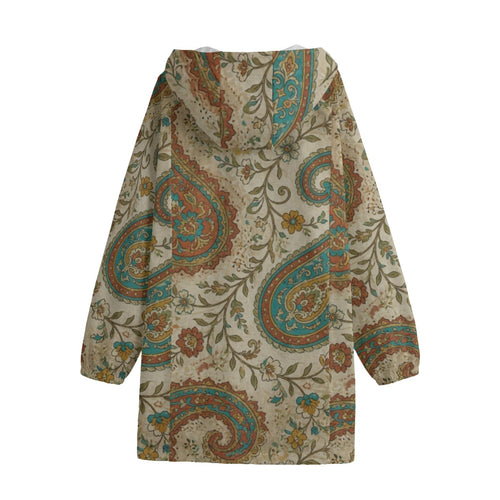 Bohemian Paisley Windbreaker Jacket