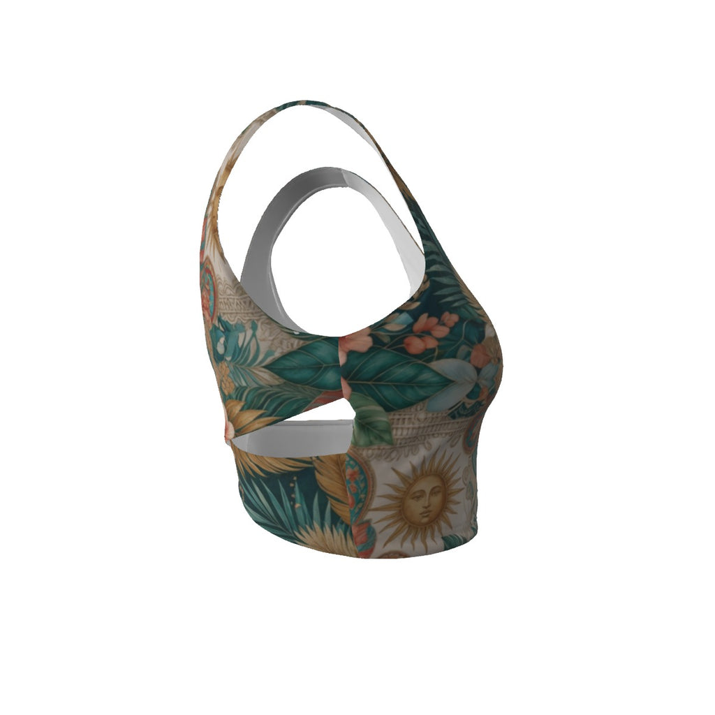 Wanderlust Luxe Back-Cross Sports Bra