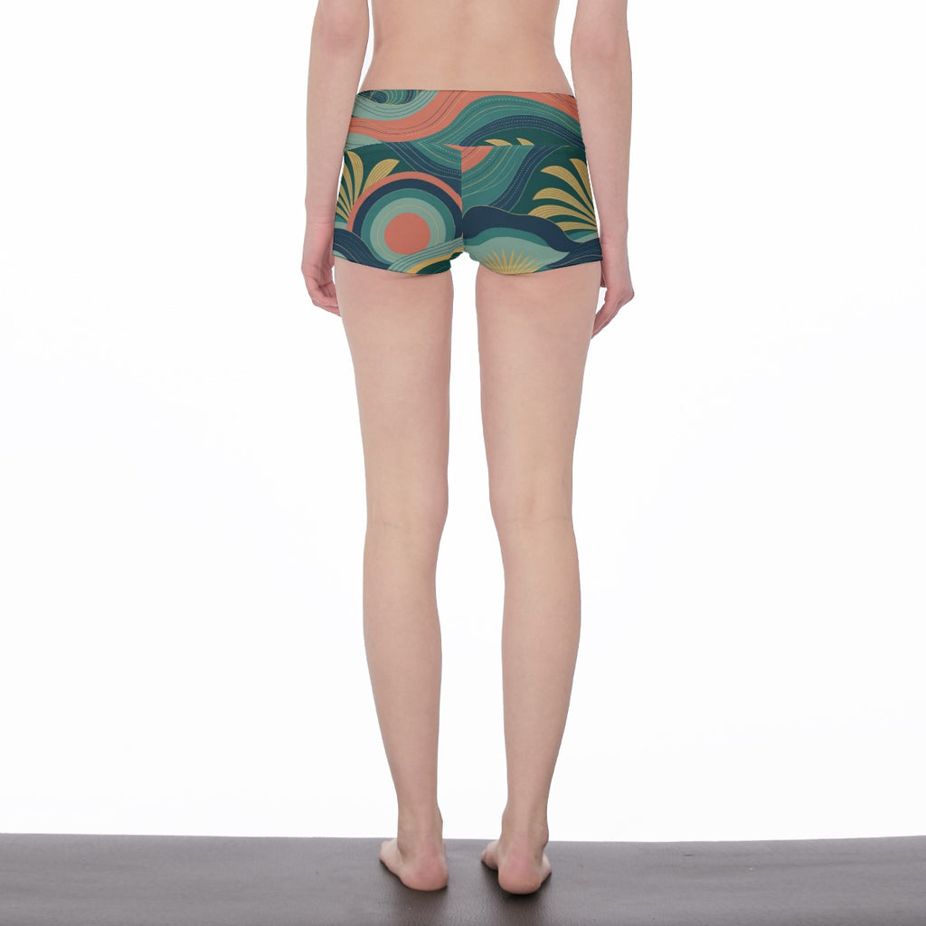 Waveline High-Waist Yoga Shorts