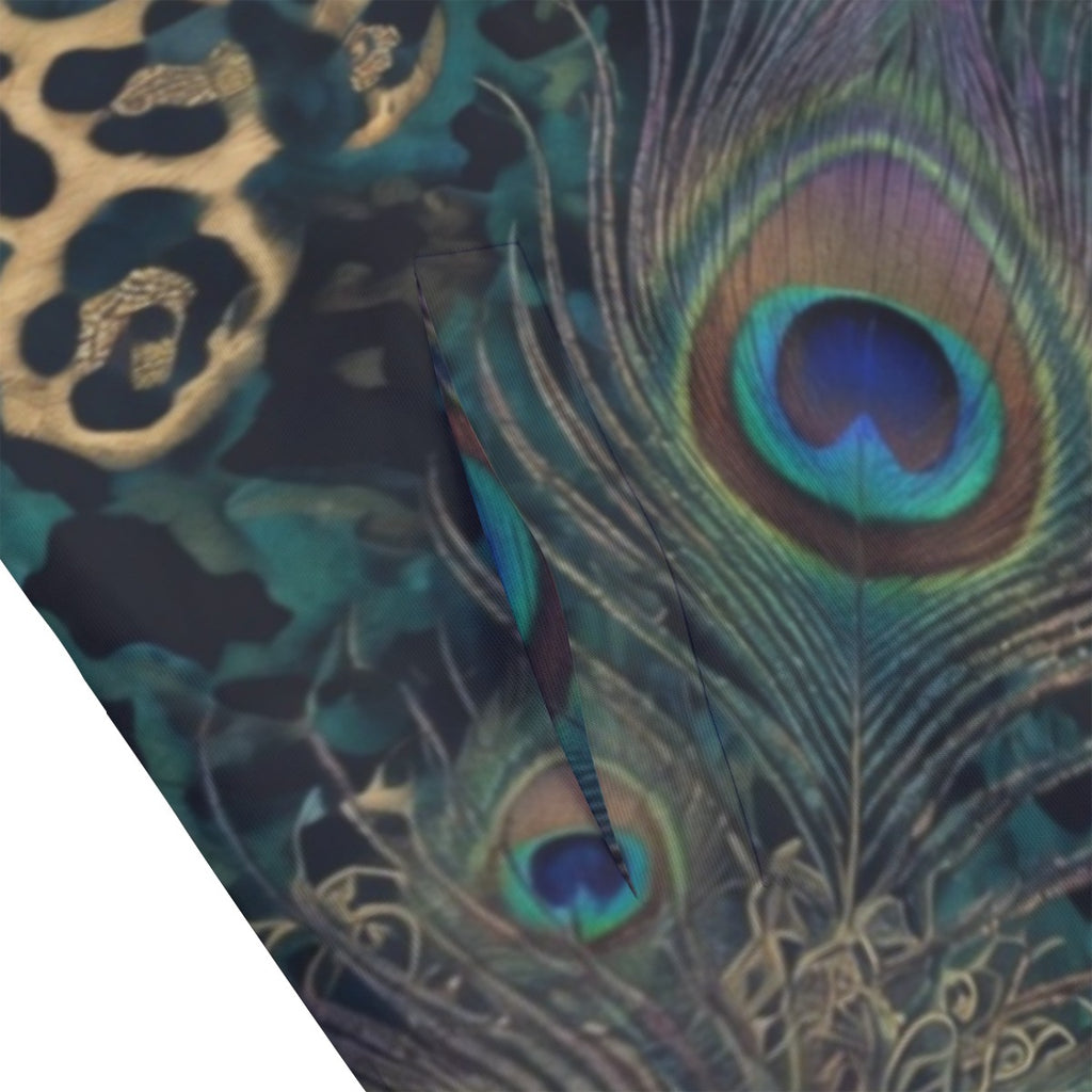 Peacock Leopard Zip Jacket