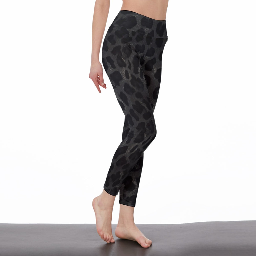 Midnight Panther High-Waist Leggings