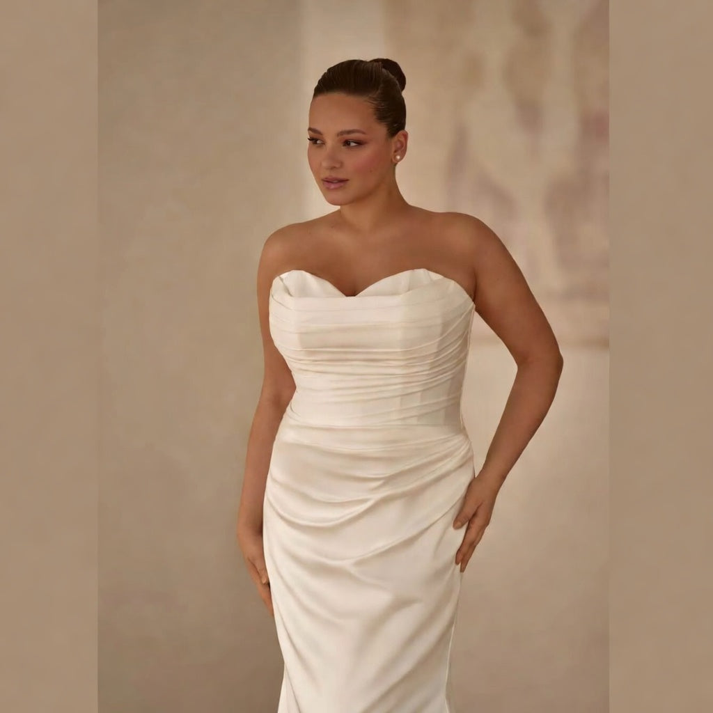 Vesper Satin Mermaid Gown