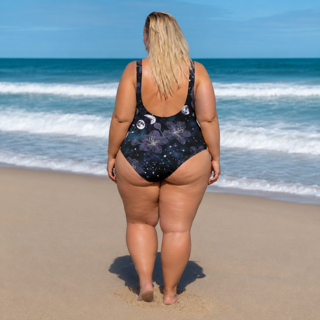 Luna Moon Phase One-Piece Swimsuit