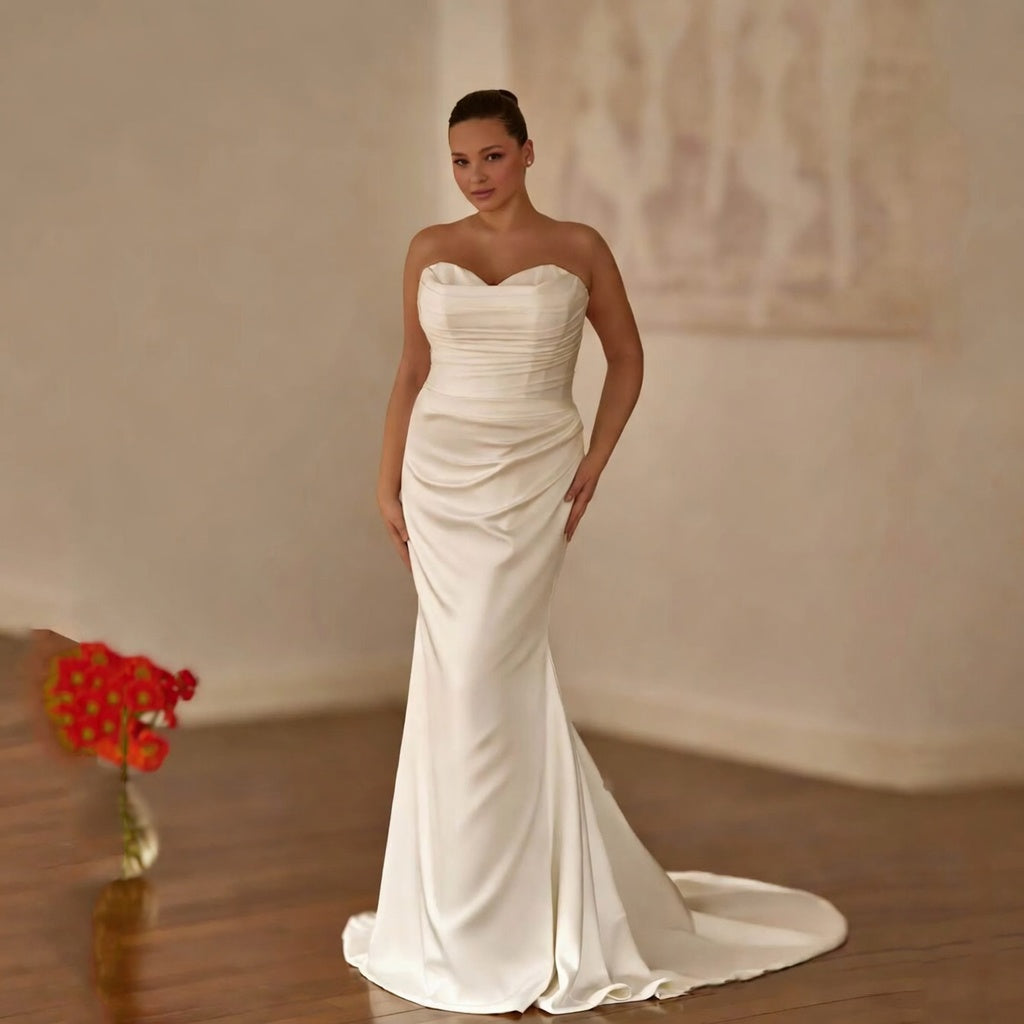 Vesper Satin Mermaid Gown