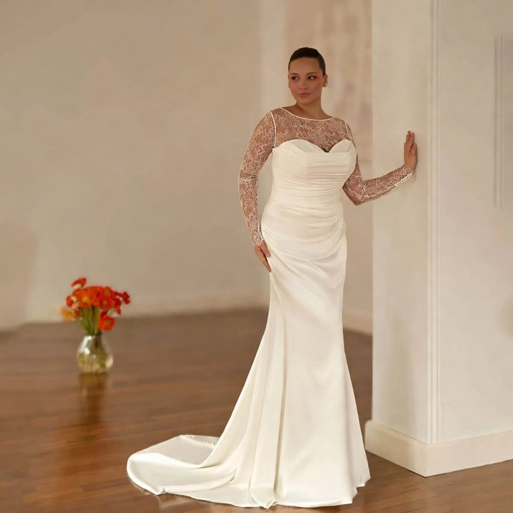 Vesper Satin Mermaid Gown