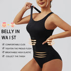 Mireille Zip-Belt Sculpting Bodysuit