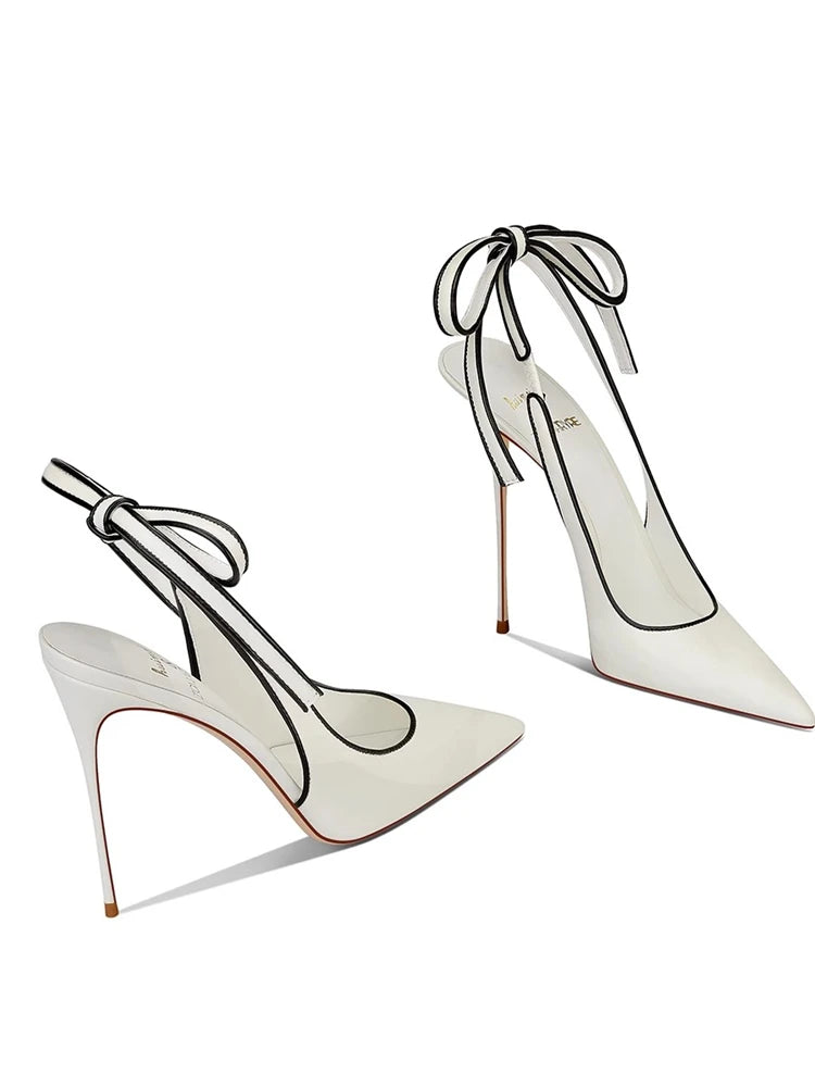 Vivienne Bow Stiletto Dress Sandals