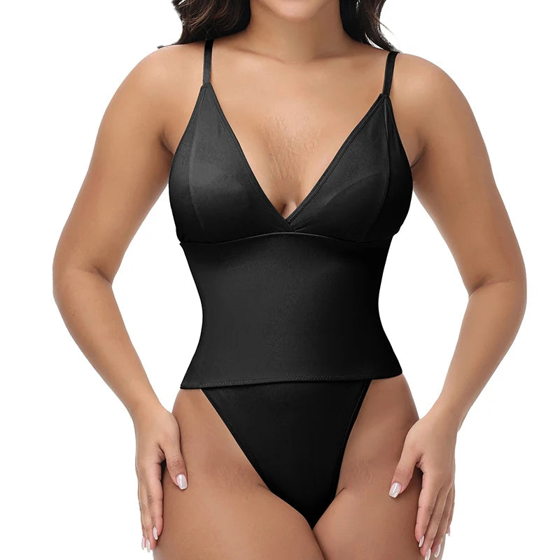 Ottavia Plunge Thong Bodysuit
