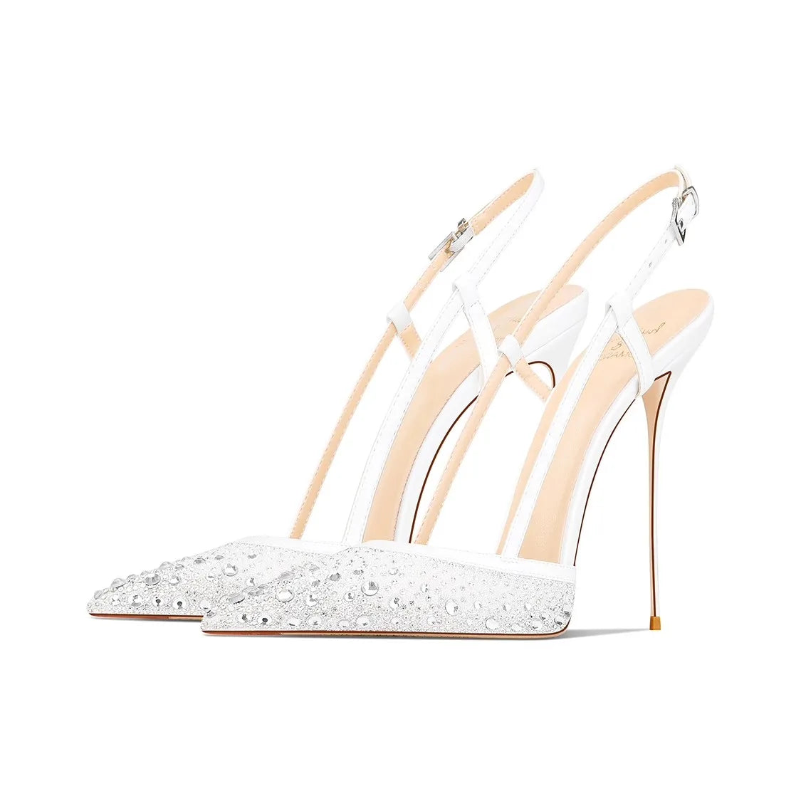 Serena Crystal Strappy Wedding Sandals