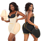 Padded Open-Bust Shaping Bodysuit