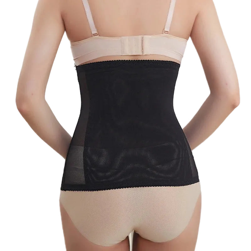 Rosamund Crossover Mesh Waist Cincher