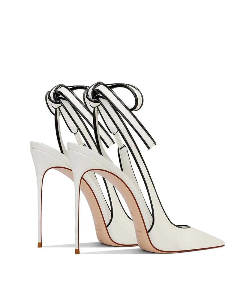 Vivienne Bow Stiletto Dress Sandals