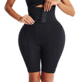 Paulette Belted Hip Pad Shorts, up to 6XL