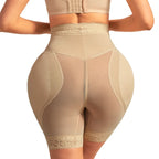 Delphine Hook-Front Padded Shaper Shorts