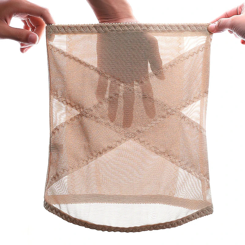 Rosamund Crossover Mesh Waist Cincher