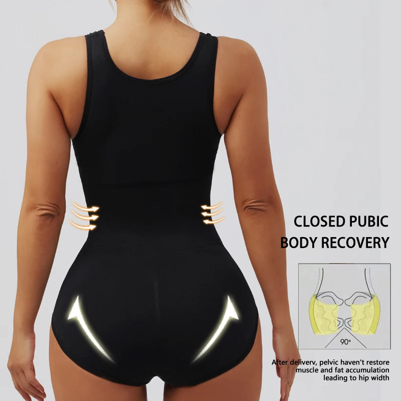 Mireille Zip-Belt Sculpting Bodysuit