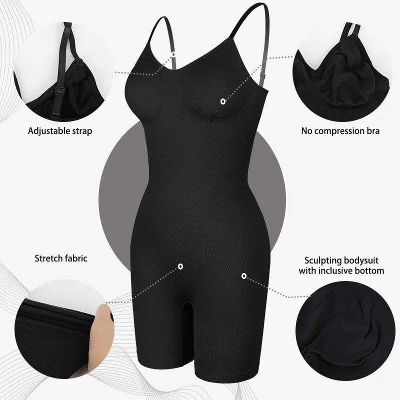 Alina Mid-Thigh Shaping Bodysuit