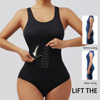 Mireille Zip-Belt Sculpting Bodysuit