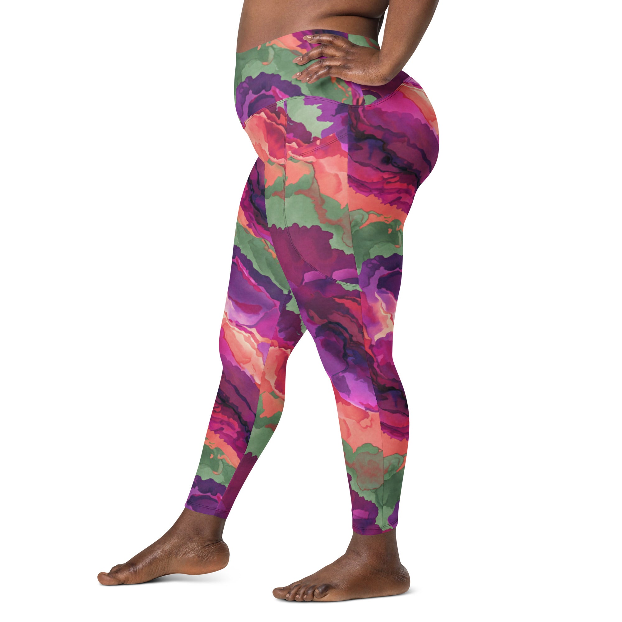 Mosaic Dusk Pocket Leggings
